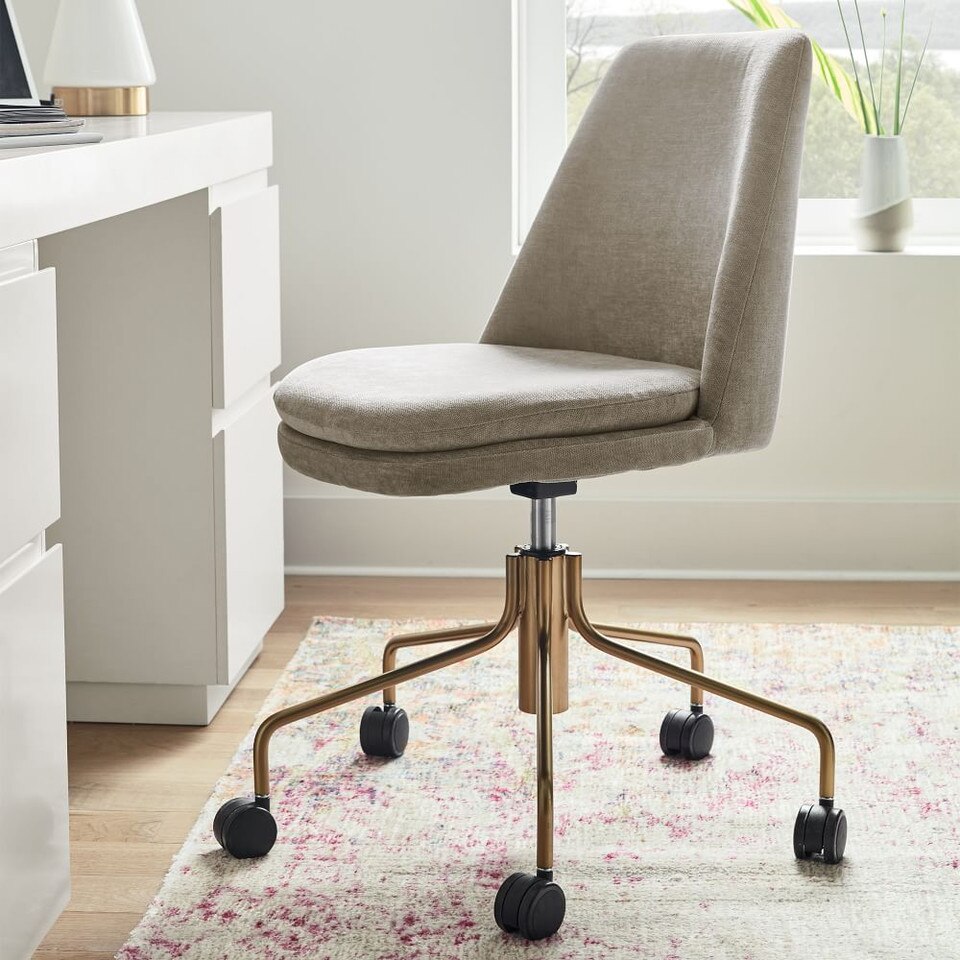Finley Swivel Office Chair West Elm UK